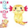Axolotls Sensory Fidget Toy Sensory Squeeze Toy for Stress Relief, Soft Squeeze Decompression Dough for Adults Classroom Prizes & Party Favors (Yellow)