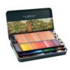 AXUS MARCO 100 Watercolor Pencils with Brush, Smooth Blending Wet & Dry