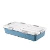 Aymzbd Under-Bed Storage Box with Wheels, Gray