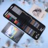 AYNEFY Complete Art Drawing Colored Pencils Painting Set Pencils for Kids with Portable Zipper Bag Painting Tools
