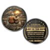 Ayorior Never Forget Thay I Love You Personalized to My Grandson Coins from Grandma,Custom Name Grandma to Grandson Coin Birthday Inspirational Gifts Ideas, Believe in Yourself, Just do Your Best