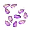 Ayuduots 10pcs Teardrop Crystal Pendants Beads