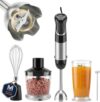 AZEUS Immersion Blender 400W Hand Blender Stainless Steel Stick Blender
