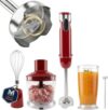 AZEUS Immersion Blender 400W Hand Blender Stainless Steel Stick Blender