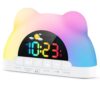 Azyh Alarm Clock for Kids, Ok to Wake Clock with Green Light Red Light, Children's Sleep Trainer,10 Ringtones,3 Brightness, Dual Alarms, Digital Alarm Clock for Adults Boy Girl Toddler Bedroom