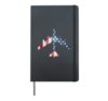 B-52 Stratofortress American Flag Military Airplane Hardcover Journal, Black
