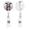 Baby Cow Sturdy Badge Reel, ID Badge Holder Clip
