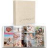 Baby Photo Albums 4x6 Horizontal & Vertical Pictures Linen Baby Scrapbook