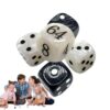 Backgammon Game - Classic Acrylic Dice Set | Multiplier & Doubling Cube