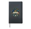 Back In My Day 9 Planets Astronomy Club Galaxy Space Nerd Hardcover Journal, Black