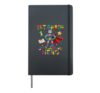 Back to School 1st Grade Hero Master Builder Bricks Blocks Hardcover Journal, Black