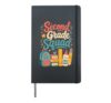 Back To School 2nd Grade First Day Second Grade Squad Kids Hardcover Journal, Black