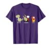 BACK TO SCHOOL Solid Liquid Gas Dinosaur T-Shirt t-rex T-Shirt
