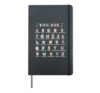 Back to School You Are Letters Alphabet Learn ABCs Teacher Hardcover Journal, Black