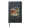 Backyard Birdwatching Club Bird Watcher Songbird Lover Hardcover Journal, Black