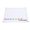 Badafaci Acrylic Weekly Planner, Magnetic Whiteboard Fridge Calendar, 16.9 X 11.8 Inch Dry Erase Planning Board for Refrigerator Kitchen Home Office Family Schedule Meal Planning