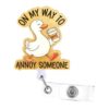 Badge Reel Holder Retractable, Cute Funny Badge Reel, ID Nurse Badge Clip