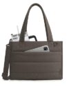 BAGSMART Small Tote Bag for Women, Work Teacher Bag with Zipper Closure