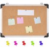 BAKAJI Notice Board Cork Board Rectangular Shape with Aluminium Frame Home Decoration Modern Design Vintage Wall Decoration (50 x 35 x 1.8)