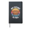 Baker Tarot Card Magic Fortune Baking Flour Divination Hardcover Journal, Black