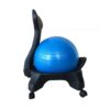 Balance Ball Chair with Wheels and Back Support