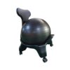 Balance Ball Chair with Wheels and Back Support