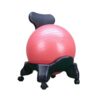 Balance Ball Chair with Wheels and Back Support