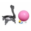 Balance Ball Chair with Wheels and Back Support