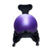 Balance Yoga Ball Chair with 55cm Stability Ball, Ergonomic Design for Fitness and Posture Improvement, Ideal for Home Office Use and Active Sitting