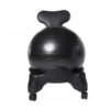 Balance Yoga Ball Chair with 55cm Stability Ball, Ergonomic Design for Home Office, Improves Posture & Core Strength, Ideal for Fitness & Comfort