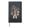 Ballet Dancer Dance Girl Ballerina Oh Pliés Hardcover Journal, Black