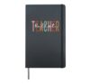 Ballet Teacher Retro Back To School Women Vintage Hardcover Journal, Black