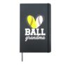 Ball Grandma Heart Baseball Softball Grandma Of Ballers Hardcover Journal, Black