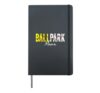 Ballpark Mama Baseball Softball Mom Of Ballers Hardcover Journal, Black