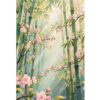 Bamboo Peach Blossoms Full 11CT Printed Needlework Embroidery Kit Large