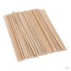 Bamboo Wooden Stick Unfinished Rods Craft Dowel Rod Modeling Stick Woodcraft Supplies Made of Bamboo for Painting or Staining Suitable for Model