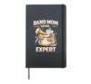 Band Mom Level Expert Funny Marching Band Hardcover Journal, Black
