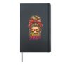 Band Mom Marching Band Drum Trumpet Music Notes Mother Hardcover Journal, Black