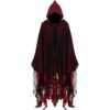 Banmave Kids Ghost Hooded Cape Gauze Cloak Halloween Reaper Cosplay Outfits