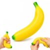 Bannana Squishy Toy,Banana Squishy,Banana Stress Toys,Lightweight Squeeze Toys Stress Relief Toys for Adults Party Favors Birthday Gift