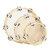 Baoblaze Children Percussion Drum Tambourine Hand Drum Rhythm Instrument Kids Drum with Wood Frame Membrane and Ringing Easy to Hold for Preschool Activities Therapy Groups Home Recreation