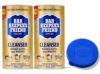 Bar Keepers Friend Cleanser Powder, 15 oz with Silicone Lid, 2 Count (Pack of 2)