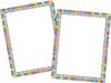 Barker Creek Designer Computer Paper 100 Sheet Set, Retro, Decorative Paper, Stationery, 8.5" x 11", 100 sheets, Home, School, and Office Supplies (3612)