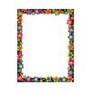 BARKER CREEK Designer Computer Paper, Neon Flower Power, 8.5” x 11”, Decorative Printer Paper, Stationery, 50 Sheets per Pkg, Home, School and Office Supplies (730)