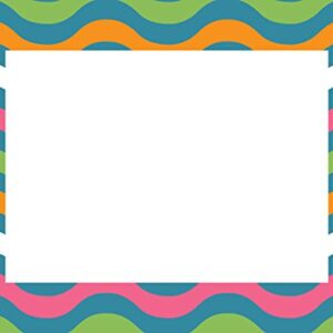 Barker Creek Name Badges & Self-Adhesive Labels, Splash of Color, Multi-Purpose Name Tags, Gift Tags, and More! 3.5" x 2.75", 45 per Pkg, Home, School and Office Supplies (1536)
