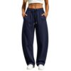 Barrel Sweatpants Women Baggy Wide Leg Sweats Pants Fall 2026