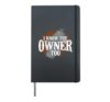 Bartender Mixologist I Know The Owner Too Hardcover Journal, Black