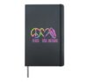 Bartender Mixologist Tie Dye Peace Love Bartending Hardcover Journal, Black