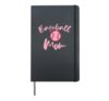 Baseball Cute Mothers Day Sports Mom Mama Mommy Women Hardcover Journal, Black