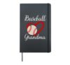 Baseball Grandma Women Baseball Grandma Mother's Day 2025 Hardcover Journal, Black